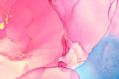 Alkol mürekkebi tekniğinde doğal lüks, soyut, akışkan sanat resimleri. Şefkatli ve rüya gibi duvar kağıtları. Renklerin karışımı şeffaf dalgalar ve altın girdaplar yaratır. Posterler ve diğer basılı materyaller için.