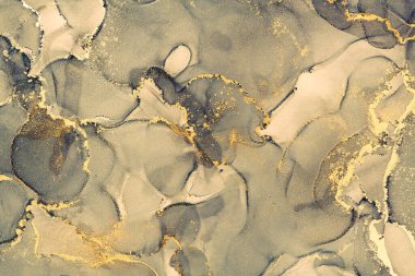 Alkol mürekkebi tekniğinde doğal lüks, soyut, akışkan sanat resimleri. Şefkatli ve rüya gibi duvar kağıtları. Renklerin karışımı şeffaf dalgalar ve altın girdaplar yaratır. Posterler ve diğer basılı materyaller için