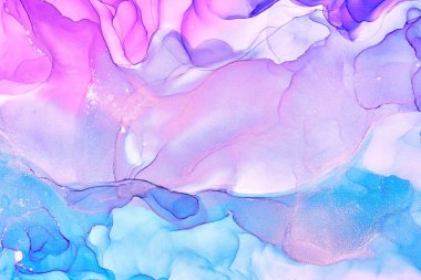 Alkol mürekkebi tekniğinde doğal lüks, soyut, akışkan sanat resimleri. Şefkatli ve rüya gibi duvar kağıtları. Renklerin karışımı şeffaf dalgalar ve altın girdaplar yaratır. Posterler ve diğer basılı materyaller için