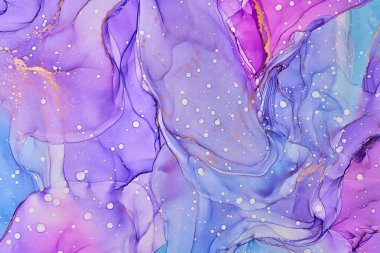 Alkol mürekkebi tekniğinde doğal lüks, soyut, akışkan sanat resimleri. Şefkatli ve rüya gibi duvar kağıtları. Renklerin karışımı şeffaf dalgalar ve altın girdaplar yaratır. Posterler ve diğer basılı materyaller için