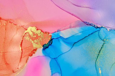 Alkol mürekkebi tekniğinde doğal lüks, soyut, akışkan sanat resimleri. Şefkatli ve rüya gibi duvar kağıtları. Renklerin karışımı şeffaf dalgalar ve altın girdaplar yaratır. Posterler ve diğer basılı materyaller için