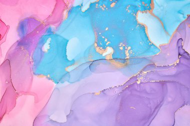 Alkol mürekkebi tekniğinde doğal lüks, soyut, akışkan sanat resimleri. Şefkatli ve rüya gibi duvar kağıtları. Renklerin karışımı şeffaf dalgalar ve altın girdaplar yaratır. Posterler ve diğer basılı materyaller için