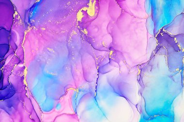 Şeffaf renk akımları, yılan gibi kıvrılan metalik girdaplar ve köpüklü renk spreyleri bu serbest akan dokuların manzarasını şekillendirir. Alkol mürekkebi tekniğindeki doğal lüks, akışkan sanat resimleri.