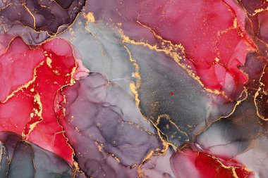 Şeffaf renk akımları, yılan gibi kıvrılan metalik girdaplar ve köpüklü renk spreyleri bu serbest akan dokuların manzarasını şekillendirir. Alkol mürekkebi tekniğindeki doğal lüks, akışkan sanat resimleri.