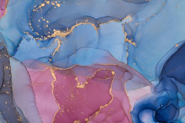 Alkol mürekkebi tekniğinde doğal lüks, soyut, akışkan sanat resimleri. Şefkatli ve rüya gibi duvar kağıtları. Renklerin karışımı şeffaf dalgalar ve altın girdaplar yaratır. Posterler ve diğer basılı materyaller için