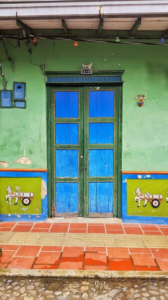 BEAUTIFUL AND COLORFUL COLOMBIAN TOWN, TOURIST DESTINATION.ITS STREETS ARE FULL OF ARTISTIC FACADES THAT MAKE IT ORIGINAL AND WELL VISITED