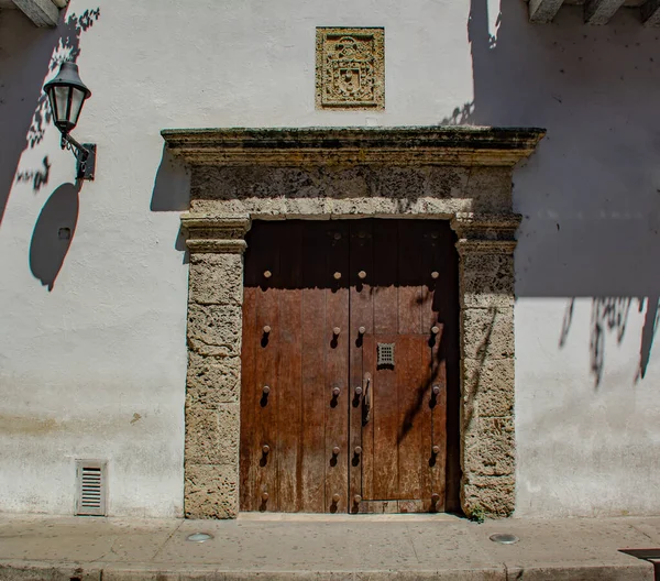 Bilden Den Heroiska Staden Som Cartagena Känd Colombia Walled City — Stockfoto