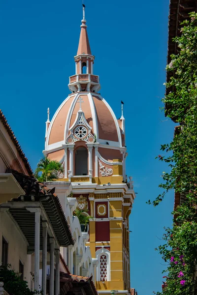 Imagen Ciudad Heroica Como Cartagena Conoce Colombia Ciudad Walled Llena — Foto de Stock