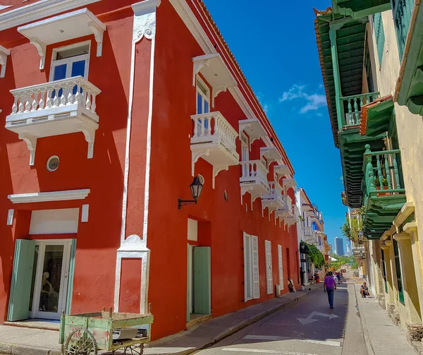 Imagen Ciudad Heroica Como Cartagena Conoce Colombia Ciudad Walled Llena — Foto de Stock