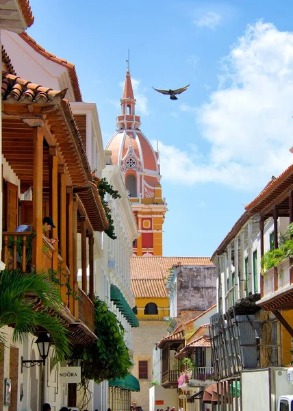 Image Ville Héroique Comme Cartagène Est Connaissu Colombie Ville Marchée — Photo