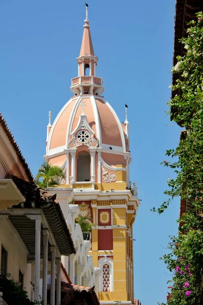 Imagen Ciudad Heroica Como Cartagena Conoce Colombia Ciudad Walled Llena — Foto de Stock