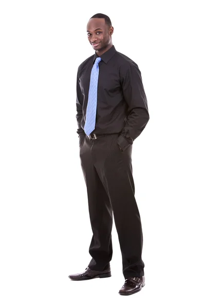 Guapo hombre de negocios negro — Foto de Stock