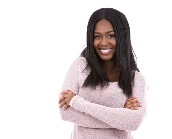 Casual black woman — Stock Photo, Image