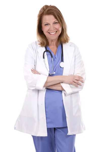 Middle aged female doctor — Stock Photo, Image