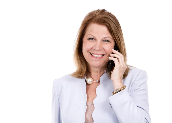 Business woman on the phone — Stock Photo, Image