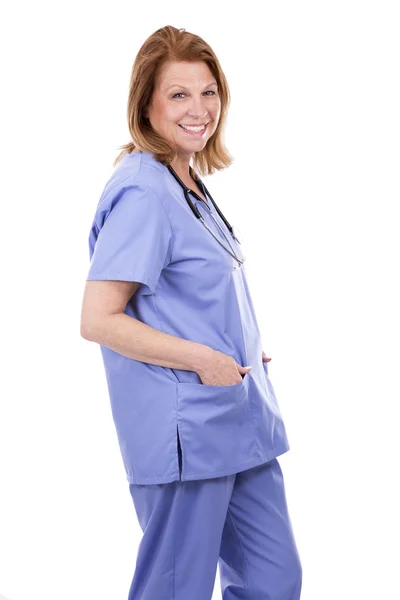 Middle aged female doctor — Stock Photo, Image