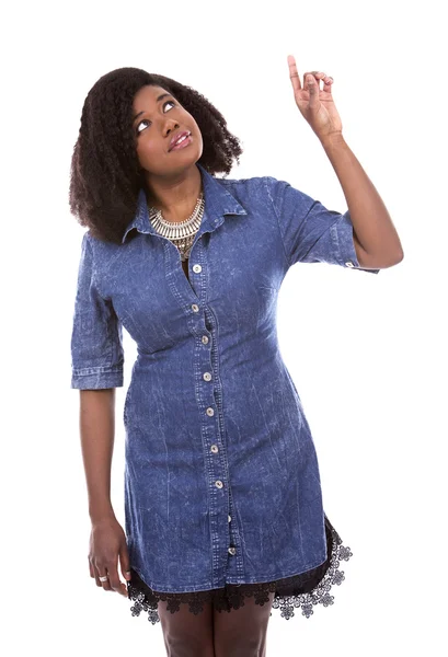 Casual black woman — Stock Photo, Image