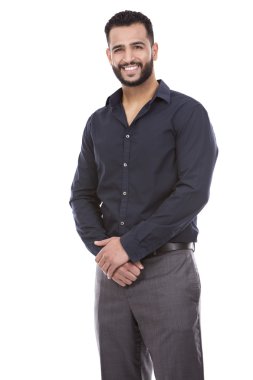 beyaz üzerine başarılı iş adamı