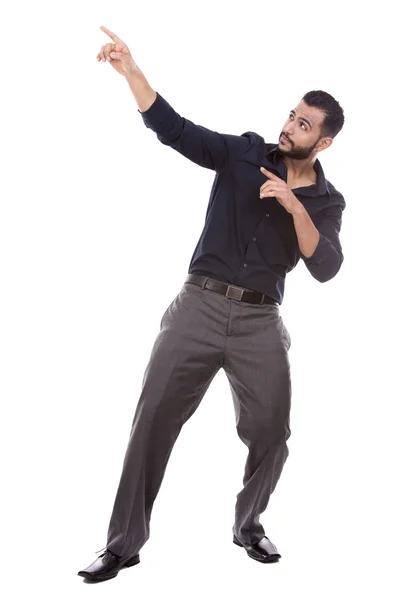 Exitoso hombre de negocios en blanco — Foto de Stock