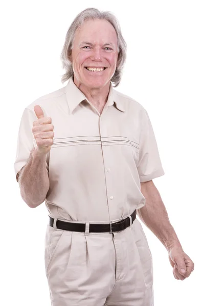 Casual hombre en blanco — Foto de Stock