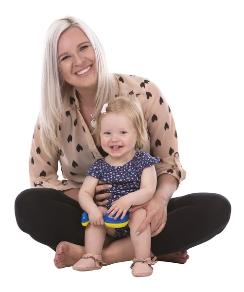 Mère et fille mignonne — Photo