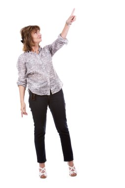 Orta yaşlı casual kadın