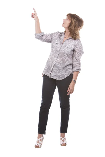 Middle aged casual woman — Stock Photo, Image