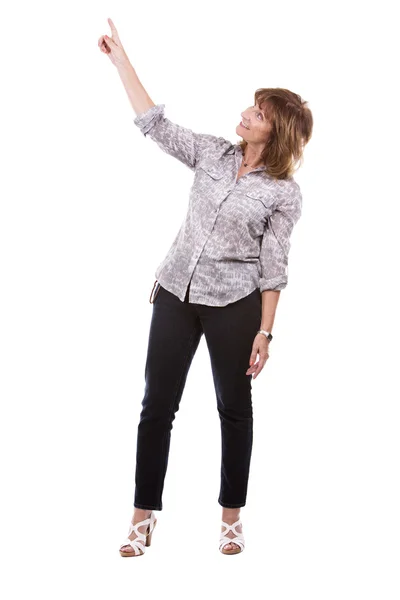 Middle aged casual woman — Stock Photo, Image