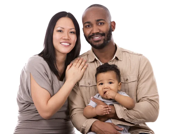 Etnische casual familie — Stockfoto