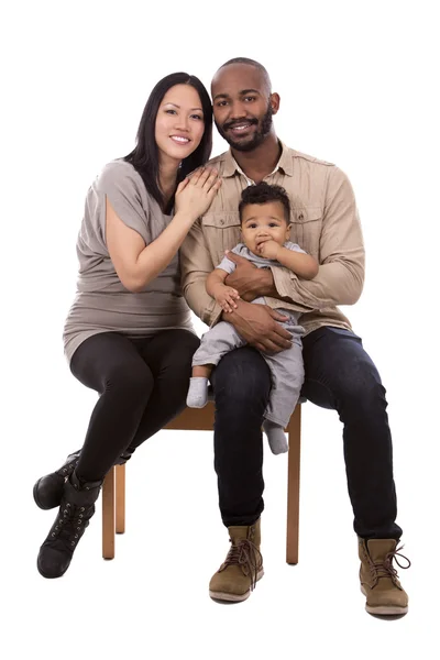 Etnische casual familie — Stockfoto