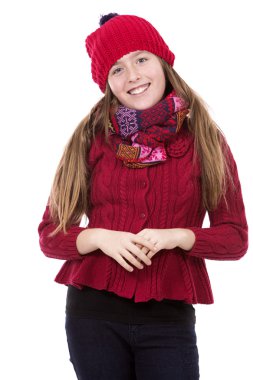 beyaz zemin üzerine beyaz kız