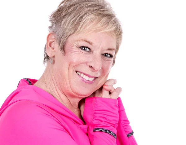 Fit vrouw Kaukasische — Stockfoto