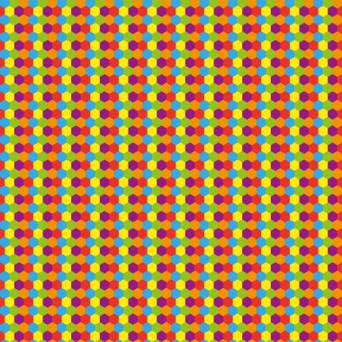 küçük altıgen desen