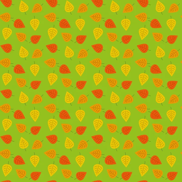 Fondo de hoja de otoño — Vector de stock