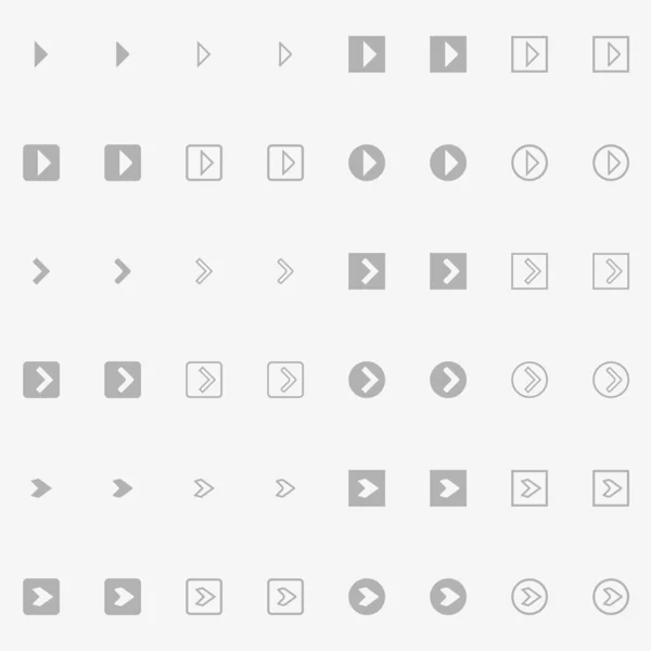 Ensemble d'icônes flèche moderne — Image vectorielle