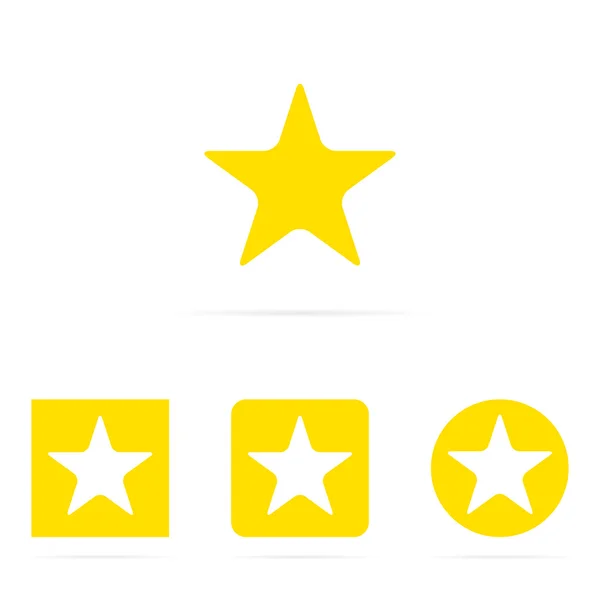 Simbolo stella icona — Vettoriale Stock