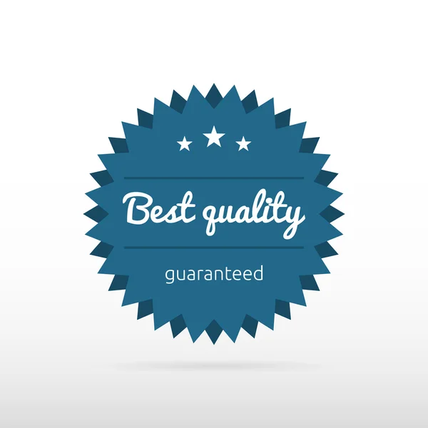 Best quality guaranteed badges — Stock Vector