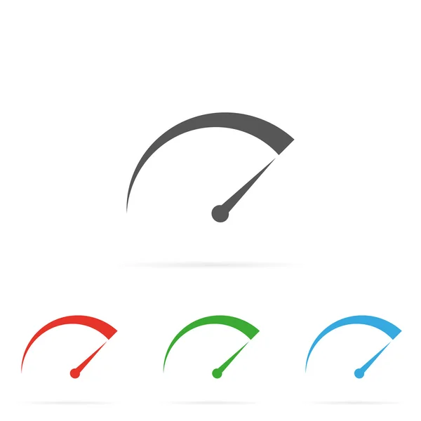 Ícone do símbolo do tacômetro —  Vetores de Stock