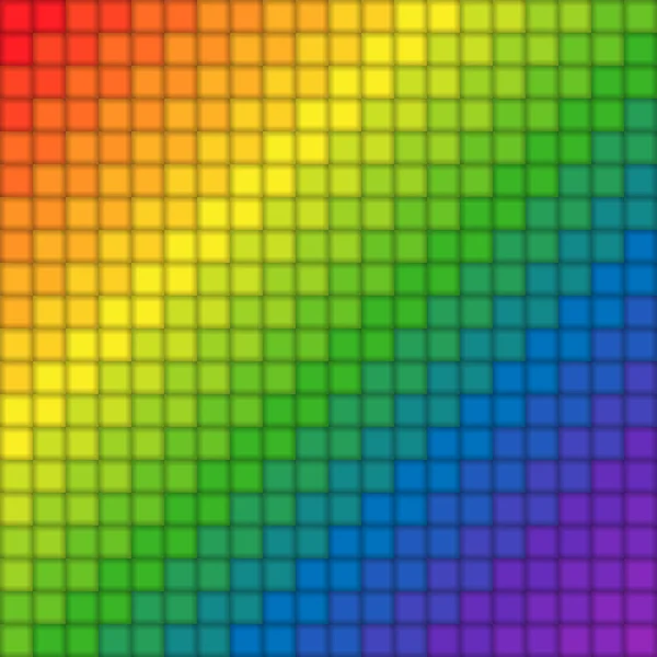 Rainbow tile background — Stock Vector