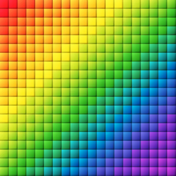 Rainbow tile background — Stock Vector