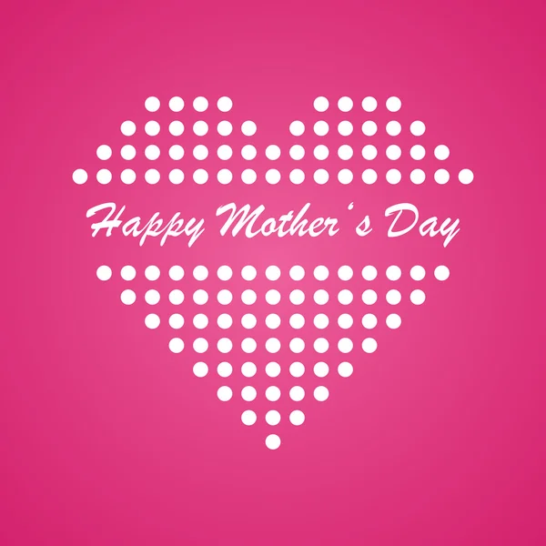 Mother's day groeten kaart — Stockvector