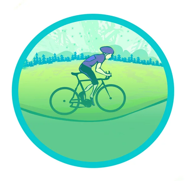 I love cycling banner — Stock Photo, Image