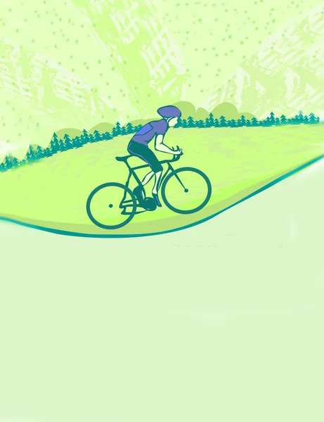 Jag älskar att cykla banner — Stockfoto