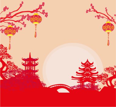 Mid-Autumn Festival for Chinese New Year  clipart