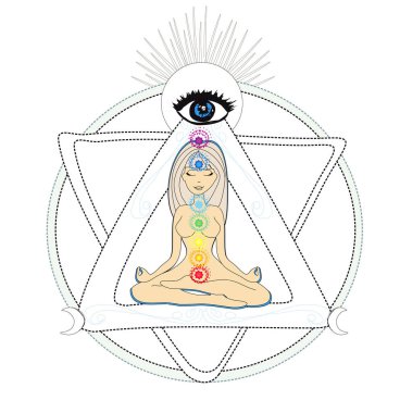 Üçüncü gözü olan kadın, psişik doğaüstü duyuları olan. 