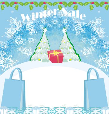 Kış satış kartı