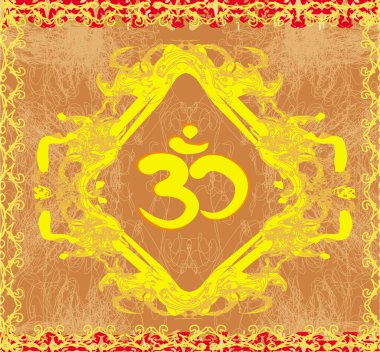 Simge - klasik sanatsal arkaplan 