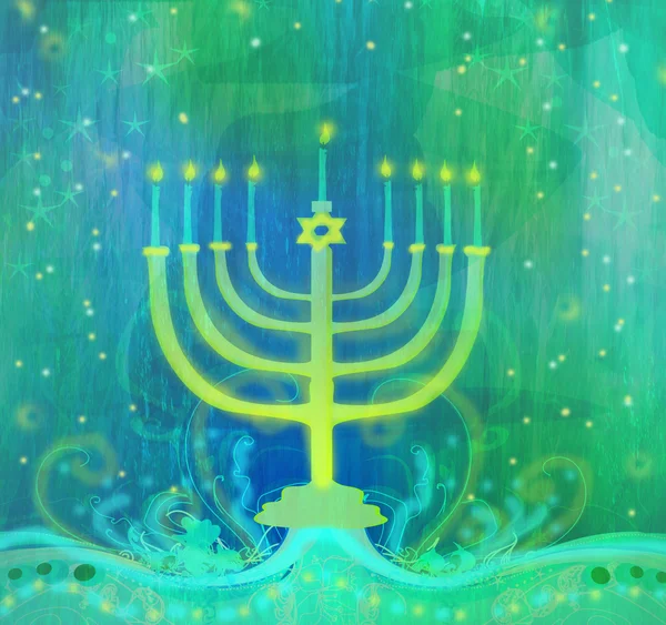 Tarjeta de felicitación Hanukkah . — Foto de Stock