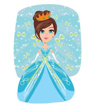 Şirin küçük prensesin tasviri 