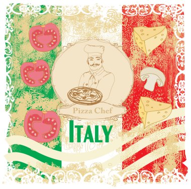 Pizza Menüsü Şablonu, Eski Kart 